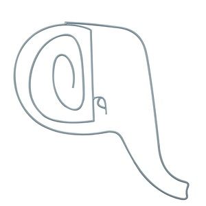 2 Sadie & Scout Elephant Head Wire Frame